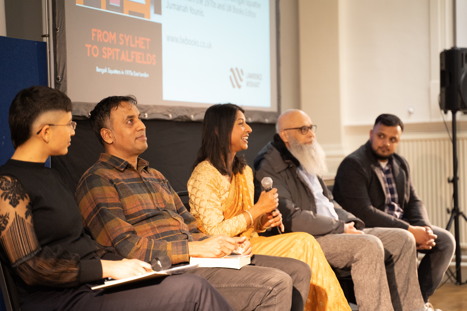 From Sylhet to Sptalfields book launch panel