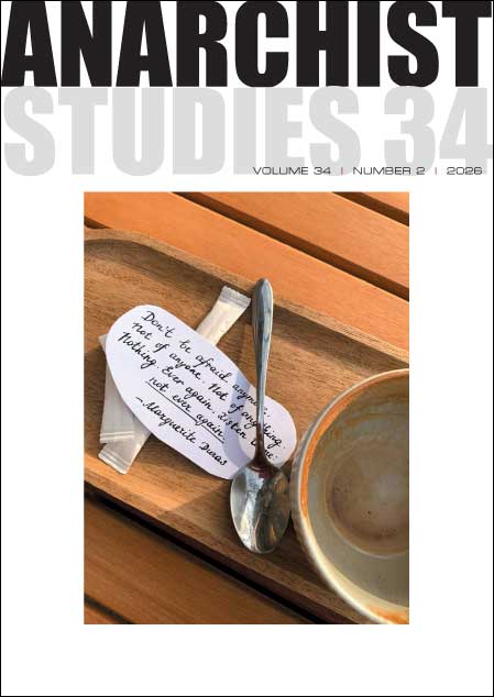 Anarchist Studies Volume 34 Issue 2
